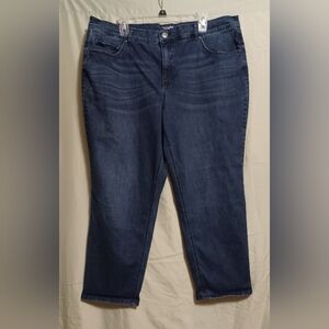 A Terra & Sky Dark Blue Straight Jeans